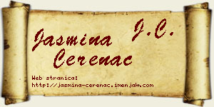 Jasmina Čerenac vizit kartica
